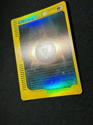 Carta Pokemon Energia Metallo 2002
