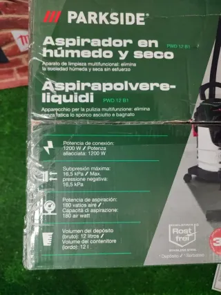 Aspirador Parkside Húmedo y Seco