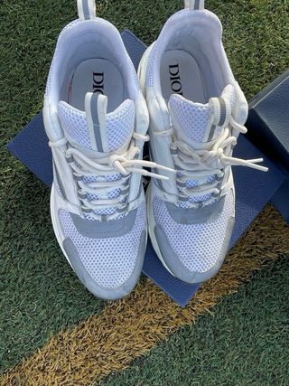 Dior B22 Sneakers Grigio Bianco