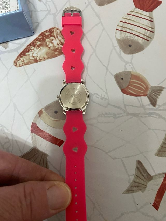 Orologio da bambina con cuori