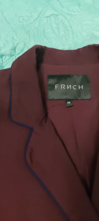 Traje pantalón FRNCH granate talla M