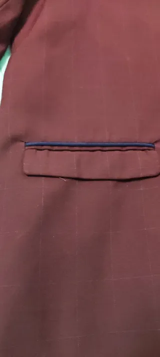 Traje pantalón FRNCH granate talla M