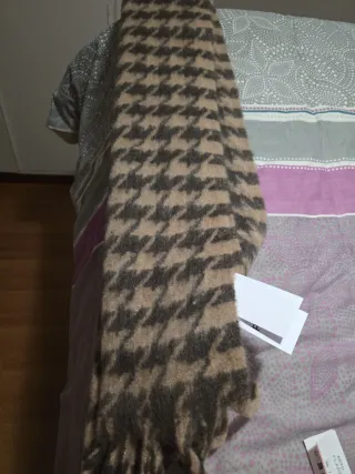 Bufanda Pieces cuadros pata de gallo