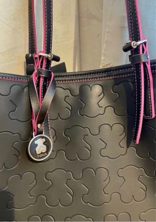 Bolso Tous Negro y Rosa