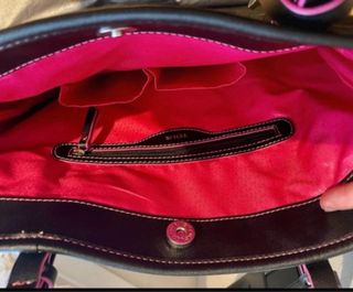 Bolso Tous Negro y Rosa