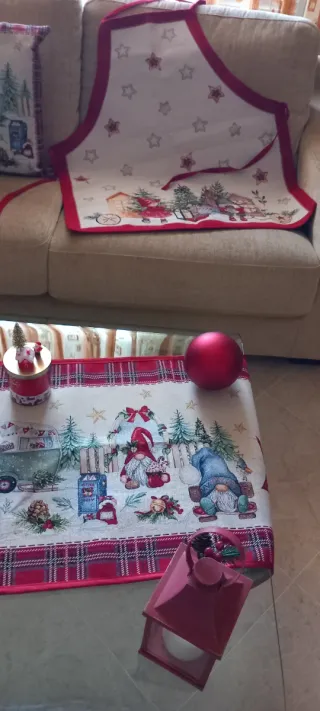 Completo Natalizio in gobelin