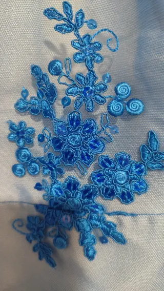 Vestido fiesta Evasse azul talla