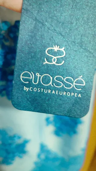 Vestido fiesta Evasse azul talla