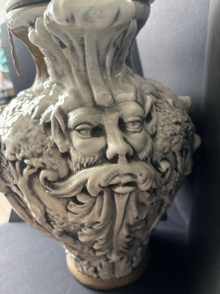 Vaso Capodimonte antico decorato