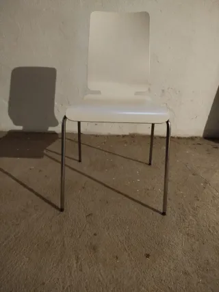 4 Sillas Comedor Blancas