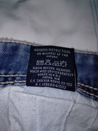 Pantalón corto vaquero Flex Style Talla 38 Hombre