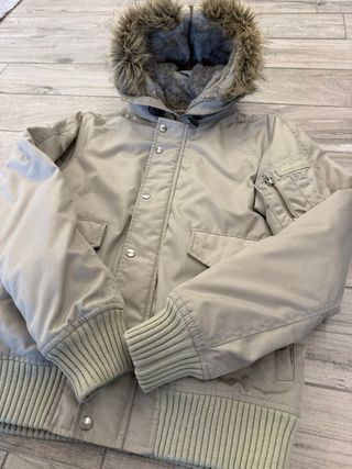 Giacca Woolrich con cappuccio e pelliccia