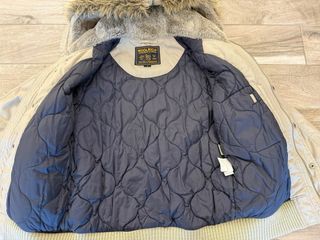 Giacca Woolrich con cappuccio e pelliccia