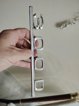 Anagrama Metal Mercedes W123 Original