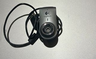 Cámara Web Logitech Plata y Negra