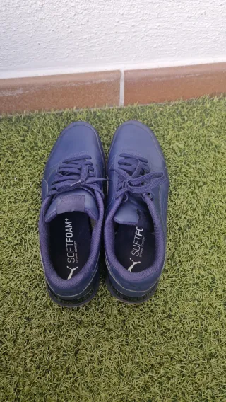 Zapatillas Puma de piel Soft foam.