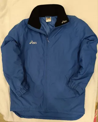 Giubbotto Asics Uomo Vintage Blu Taglia S