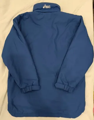Giubbotto Asics Uomo Vintage Blu Taglia S