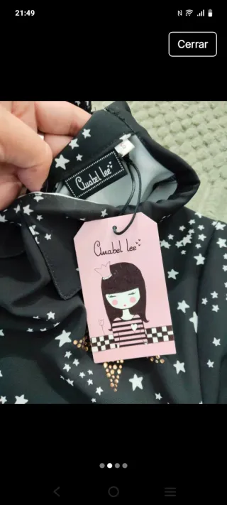 Vestido Anabelee Estrellas Luna Talla S