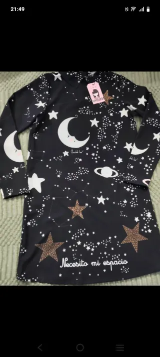 Vestido Anabelee Estrellas Luna Talla S