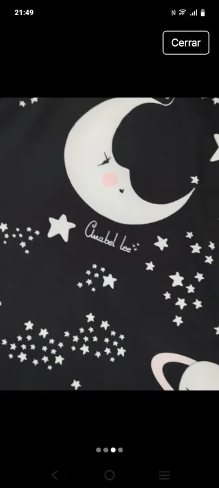 Vestido Anabelee Estrellas Luna Talla S