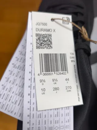 Adidas Duramo X Zapatillas Negras