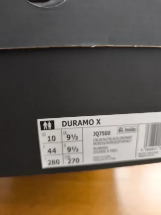 Adidas Duramo X Zapatillas Negras