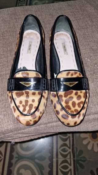 Mocassini Miu Miu Leopardati Tg. 38