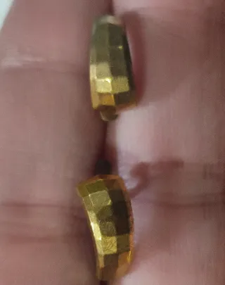 Pendientes vintage Oro Facetados