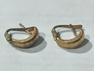 Pendientes vintage Oro Facetados