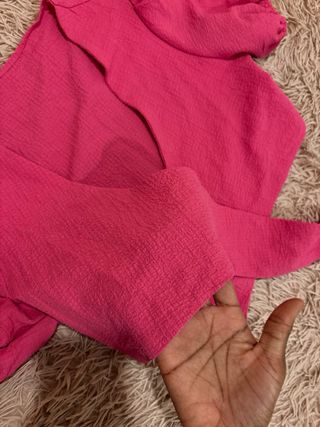 Conjunto Top y Pantalón Rosa Fucsia