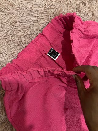 Conjunto Top y Pantalón Rosa Fucsia