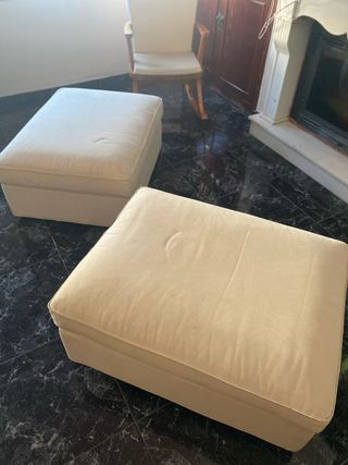 KIVIK Reposapies con almacenaje