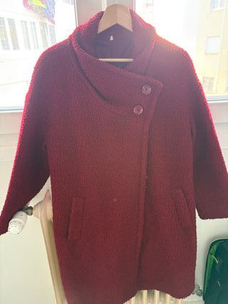 Abrigo mujer rojo