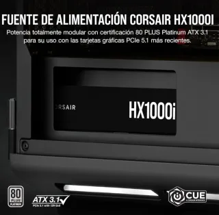Fuente Alimentación Corsair HX1000i ATX 3.1