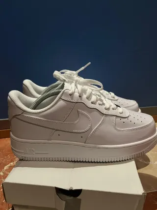Zapatillas Estilo Air Force 1 Blancas Nuevas