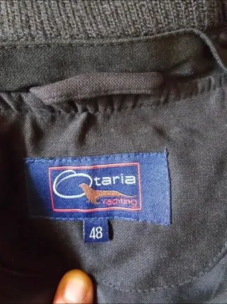 Gilet imbottito Otaria Yatching nero