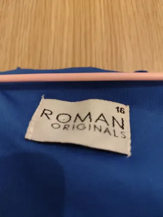 Vestido fiesta azul Roman talla XXL