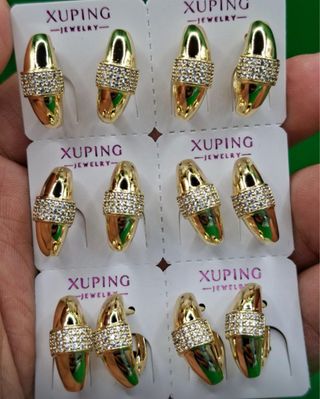 Pendientes Xuping Acero Inoxidable Dorados