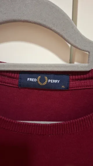 Camiseta Fred Perry Burdeos Talla XL