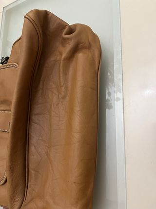 Bolso Purificación García Marrón Piel