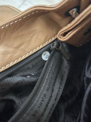 Bolso Purificación García Marrón Piel