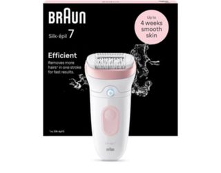 Braun Silk-épil 7 Depiladora Mujer Rosa/Blanca