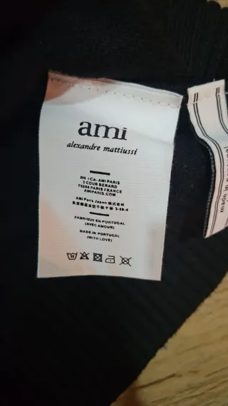 Maglione Ami Paris cuore rosso taglia M