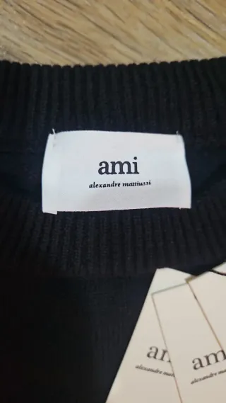 Maglione Ami Paris cuore rosso taglia M