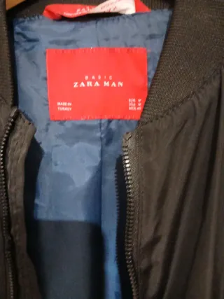 Cazadora Impermeable Zara Hombre Talla M