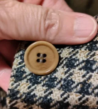 Chaqueta elegante sin cuello Talla 46