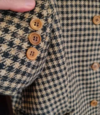 Chaqueta elegante sin cuello Talla 46