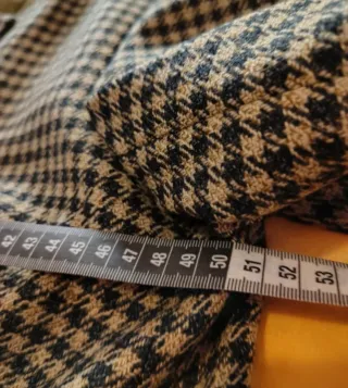 Chaqueta elegante sin cuello Talla 46