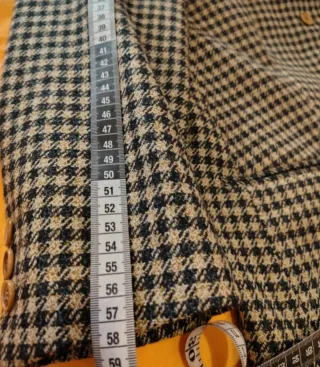 Chaqueta elegante sin cuello Talla 46